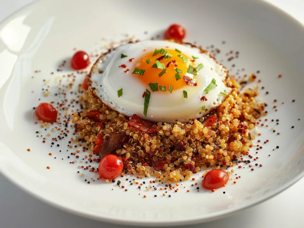 Crispy Quinoa breakfast