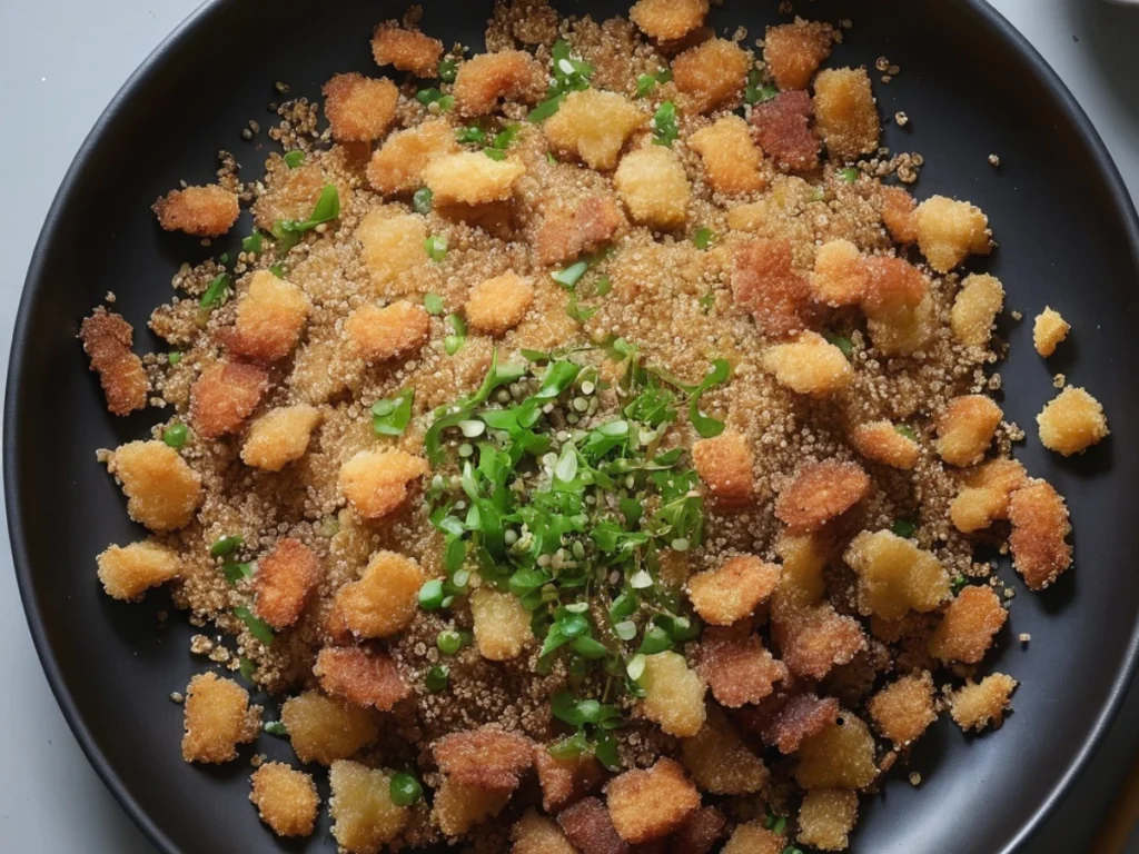 Pan-Fried Crispy Quinoa