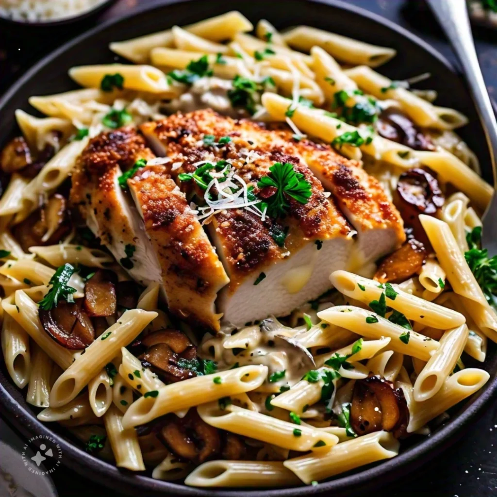 One-Pan Garlic Parmesan Chicken and Pasta