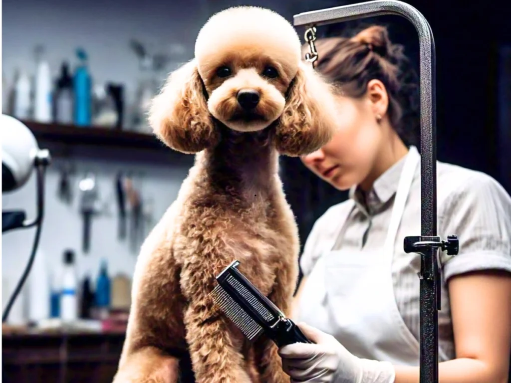 How to Cut a Toy Poodle's Hair with Clippers 